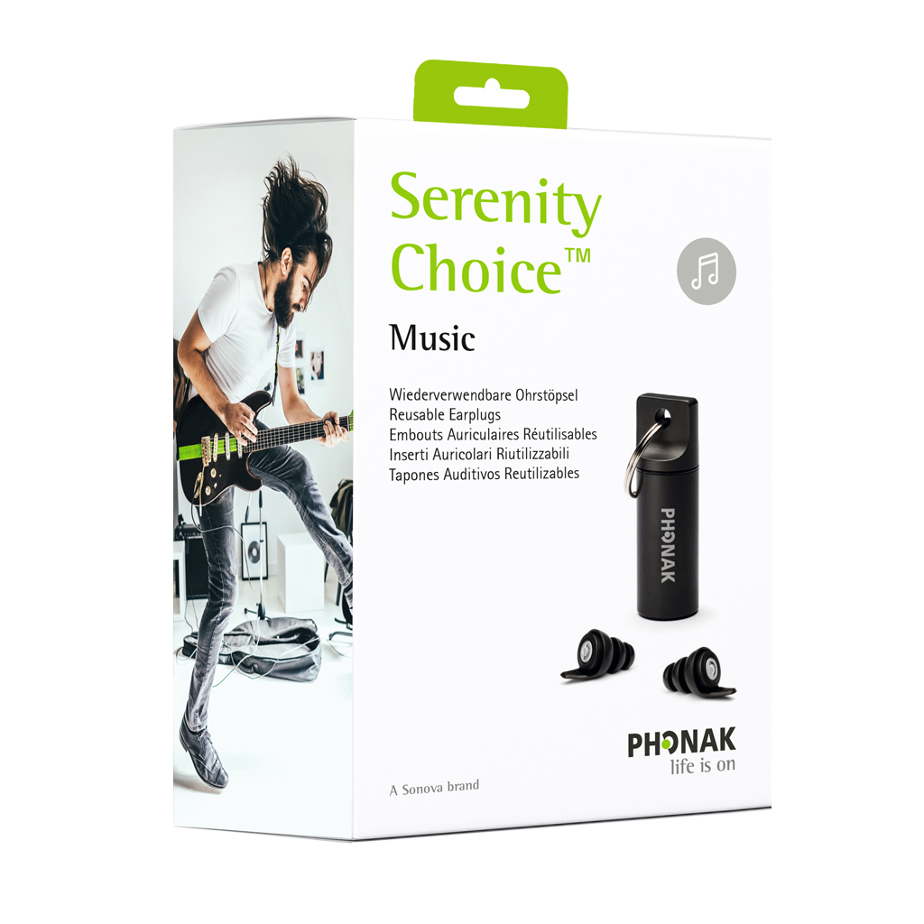 Phonak Serenity Choice Musik - Öronproppar till konserter och höga ljud