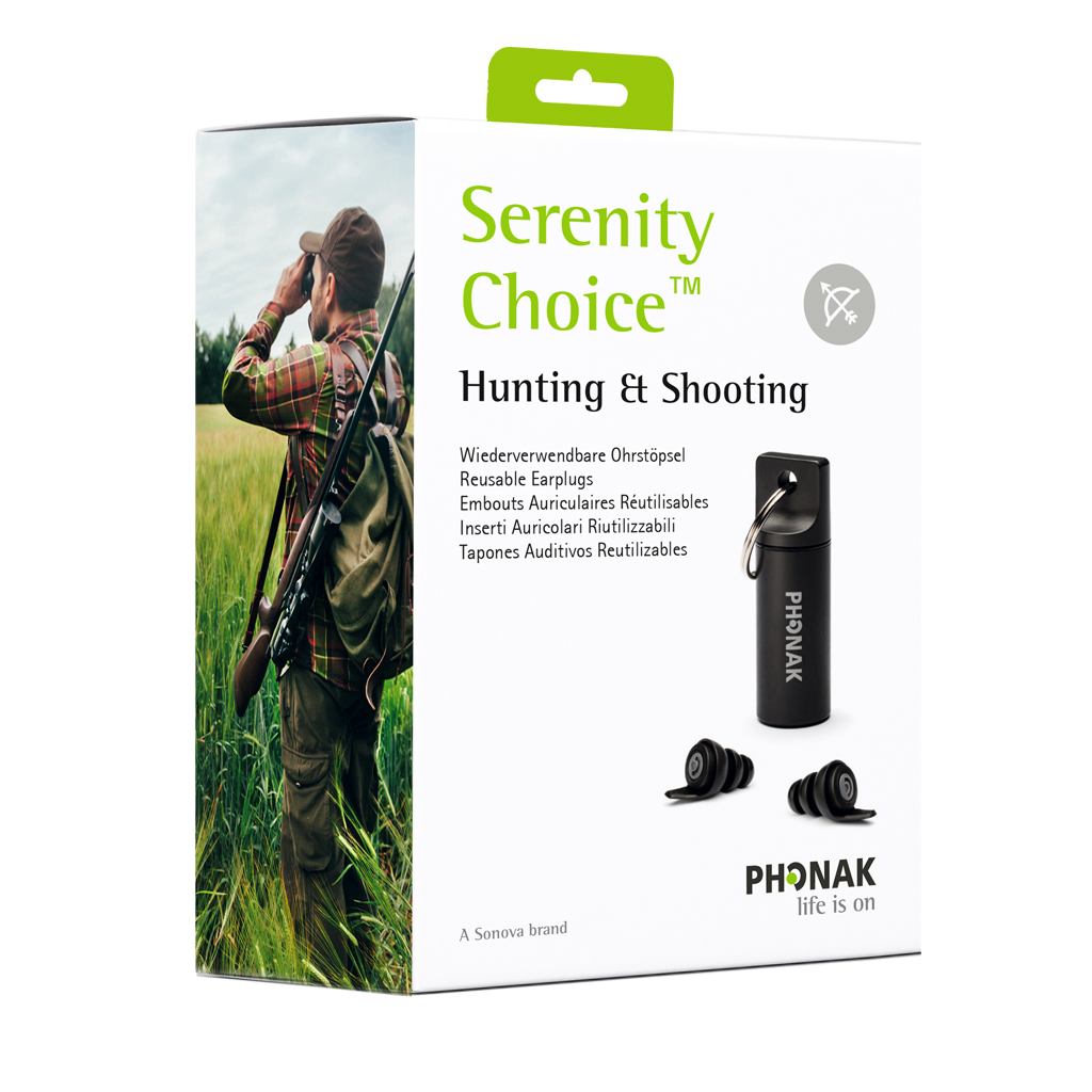 Phoank Serenity Choice Shooting + Hunting - Motverkar höga ljudtoppar