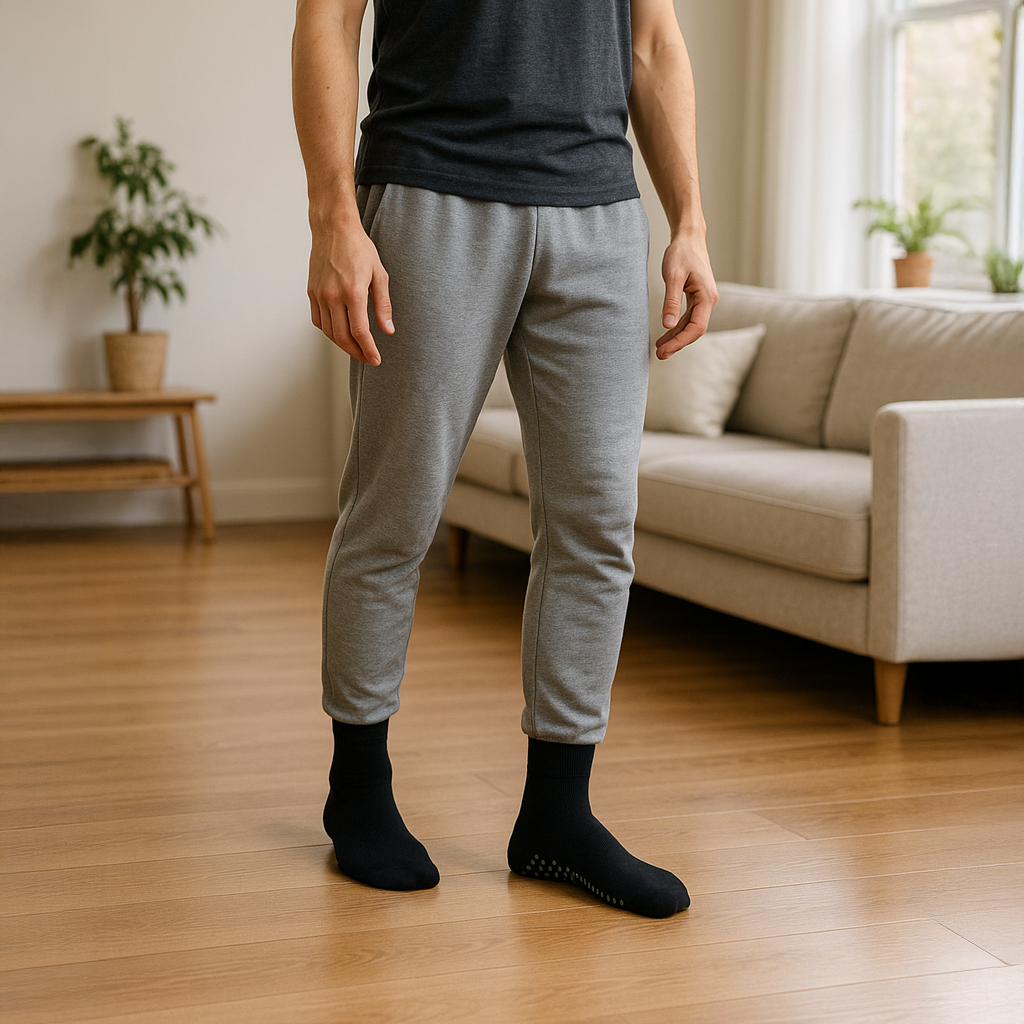 Tunna halksockor vuxna - 1 par - Minska risk för att ramla