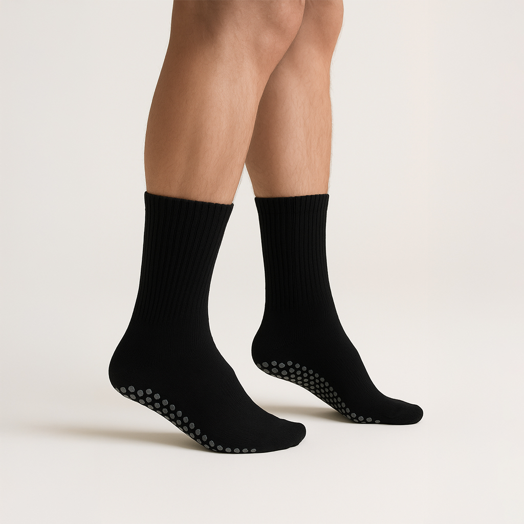 Halkstrumpor - 1 par - Med anti-slip för att minska fallolyckor