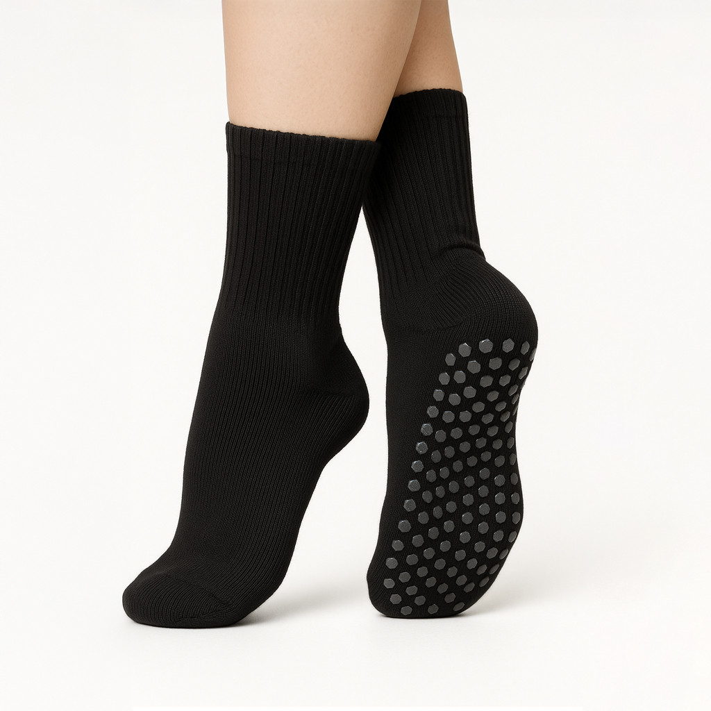 Halkstrumpor - 1 par - Med anti-slip för att minska fallolyckor