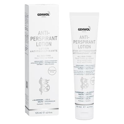 Gehwol med Antitranspirant - 125 ml - Motverka fotsvett och fotsvamp