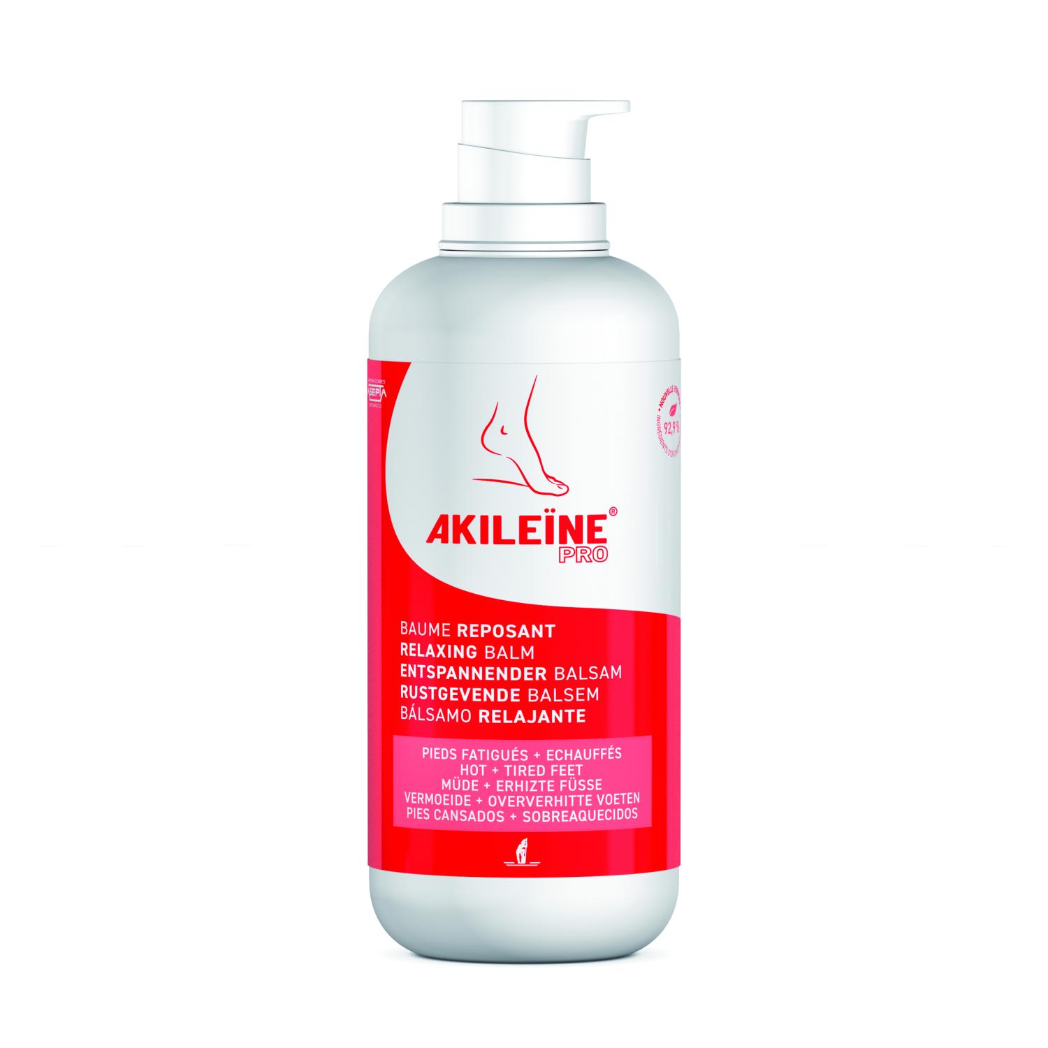 Akileine Röd - 500 ml - För trötta och ömma fötter