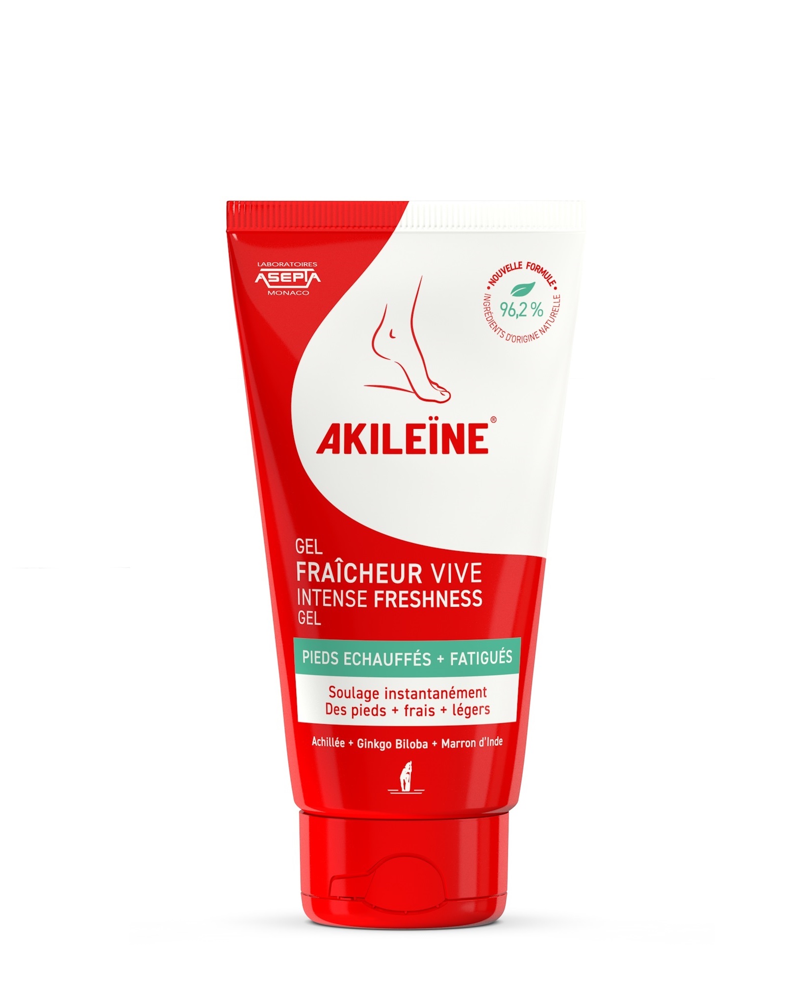 Akileine Freshness Gel - 75 ml - För trötta och varma fötter
