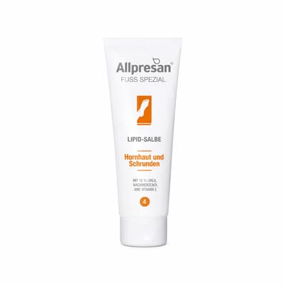 Allpresan (4) Pedicare Fotsalva - 125 ml - Kräm mot torr hud och hälsprickor