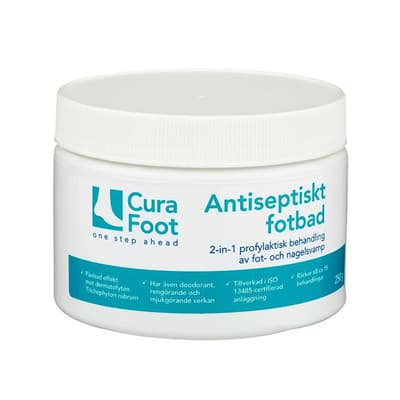 CuraFoot - 500 g - Medicinskt fotbad som minskar risk för svamp och bakterier