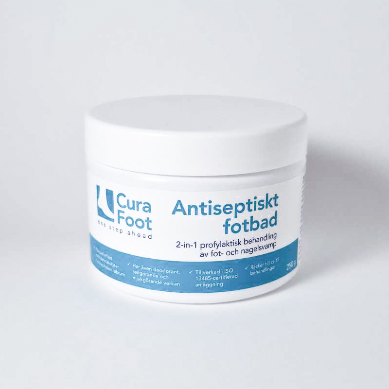 CuraFoot - 500 g - Medicinskt fotbad som minskar risk för svamp och bakterier