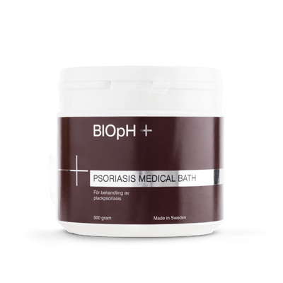 BIOpH+ Psoriasis Medical Bath - 500 g - Behandling för plackpsoriasis
