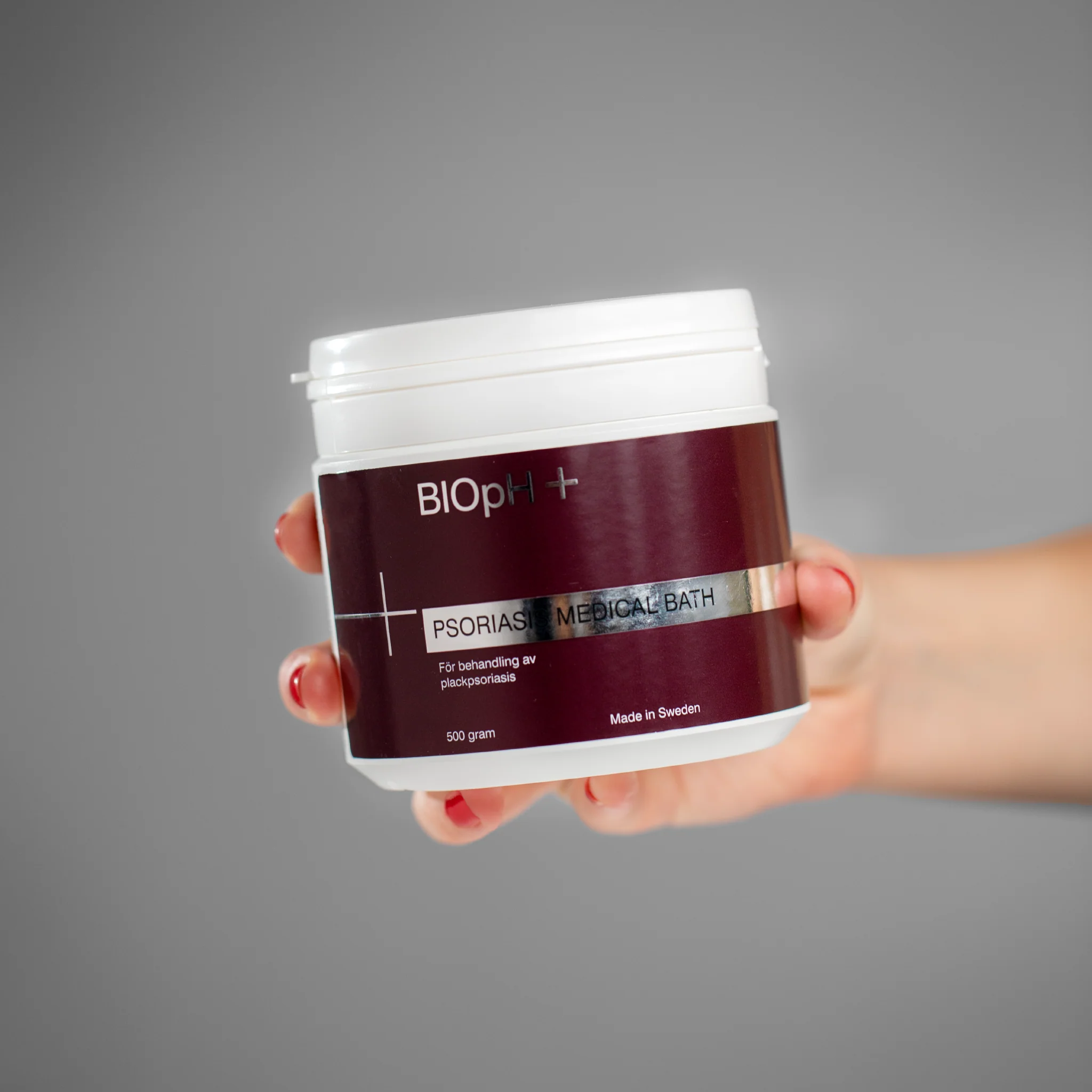 BIOpH+ Psoriasis Medical Bath - 500 g - Behandling för plackpsoriasis
