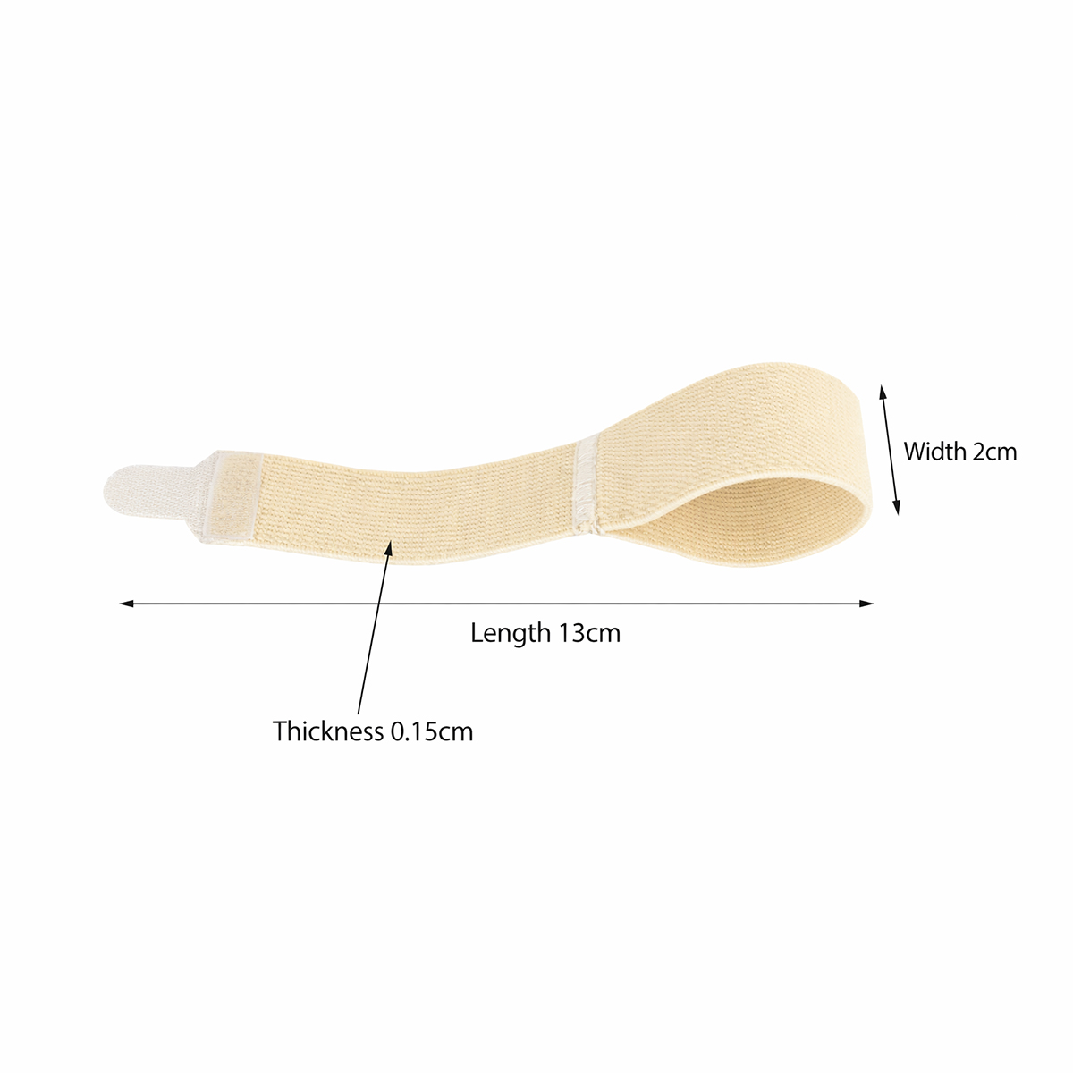 Tåbandage - 1 st - Korrigera och stötta vid hammartå och stukningar