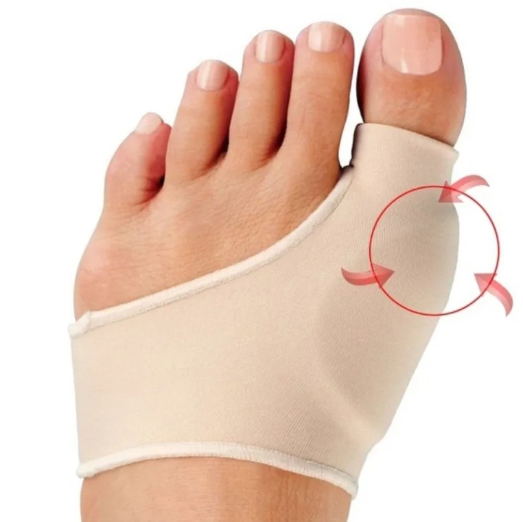Hallux valgus skydd - 2 st - Strumpa som ger skydd
