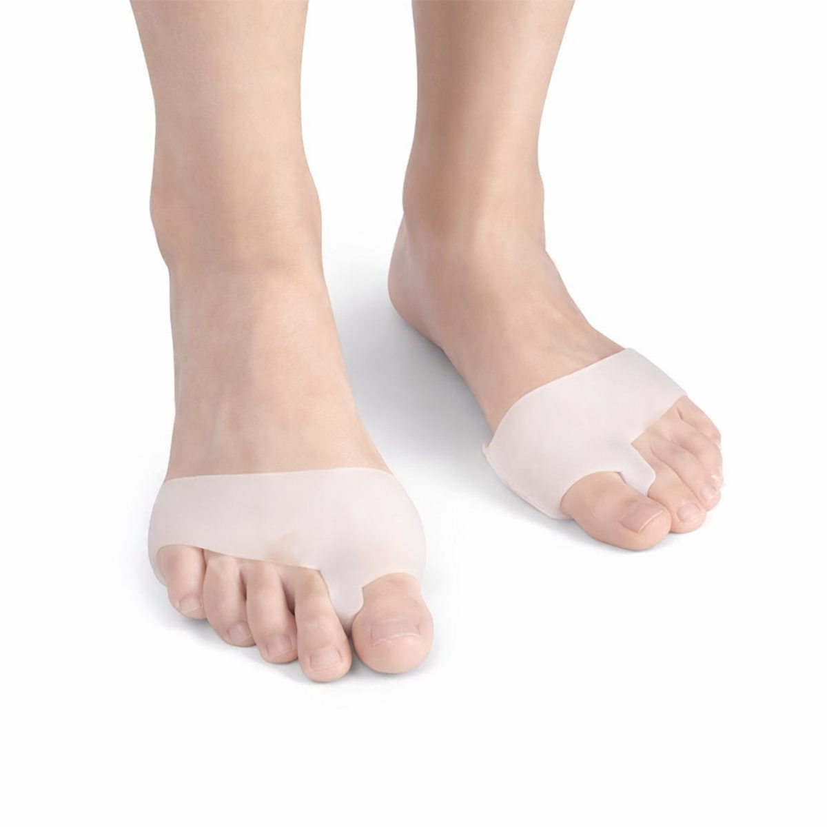 Hallux valgus halvfot - 2 st - Strumpa med tåspridare