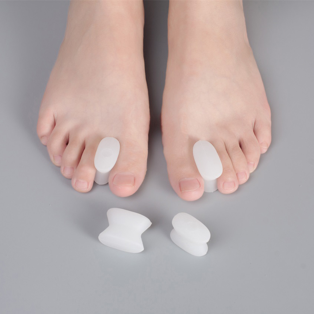 Tåspridare vid hallux valgus - 2 st - Separerar tårna för att minska smärta