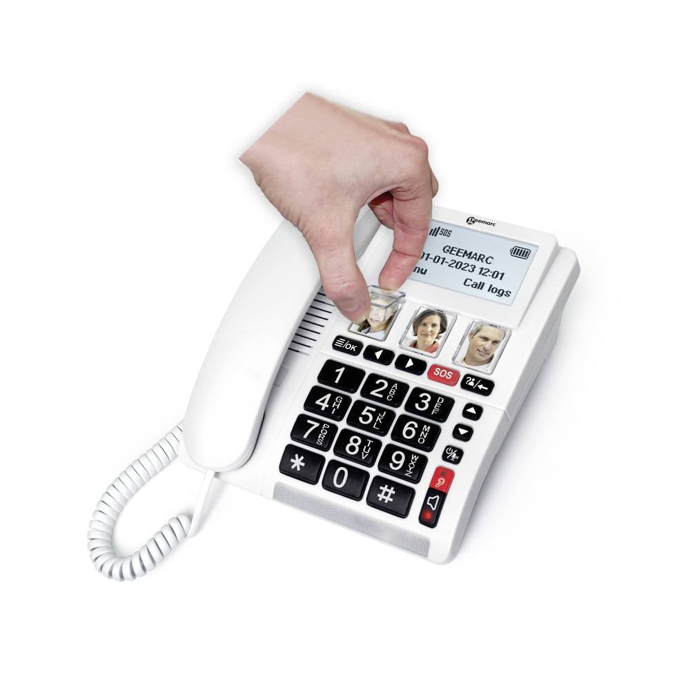 Geemarc CL9000 Bordstelefon för SIM-kort (4G)