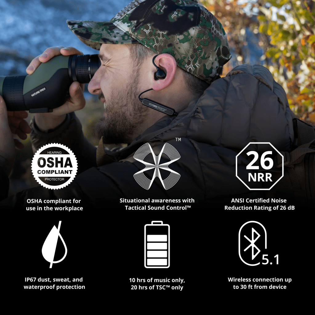 ISOTunes Sport Advance 2.0 - Hörselskydd för jakt