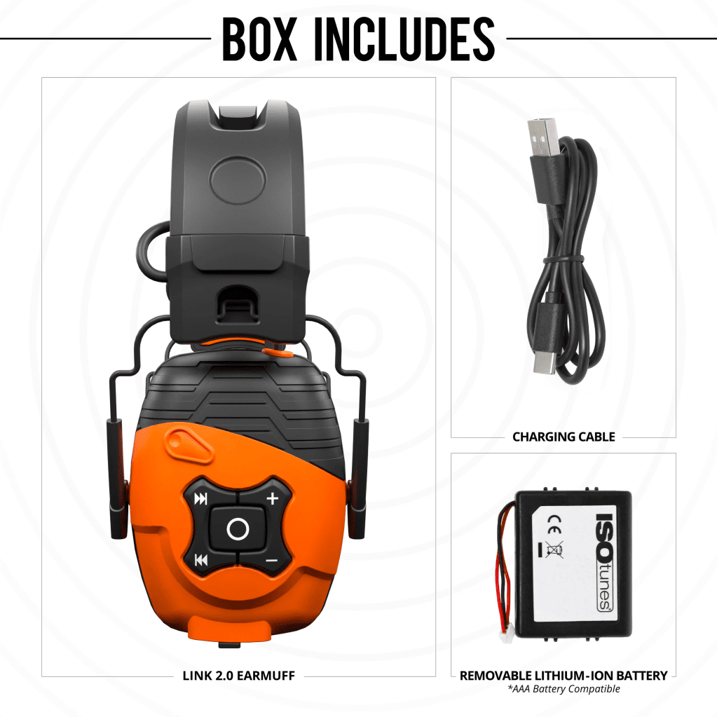 ISOTunes LINK 2.0 - Bluetooth hörselkåpor