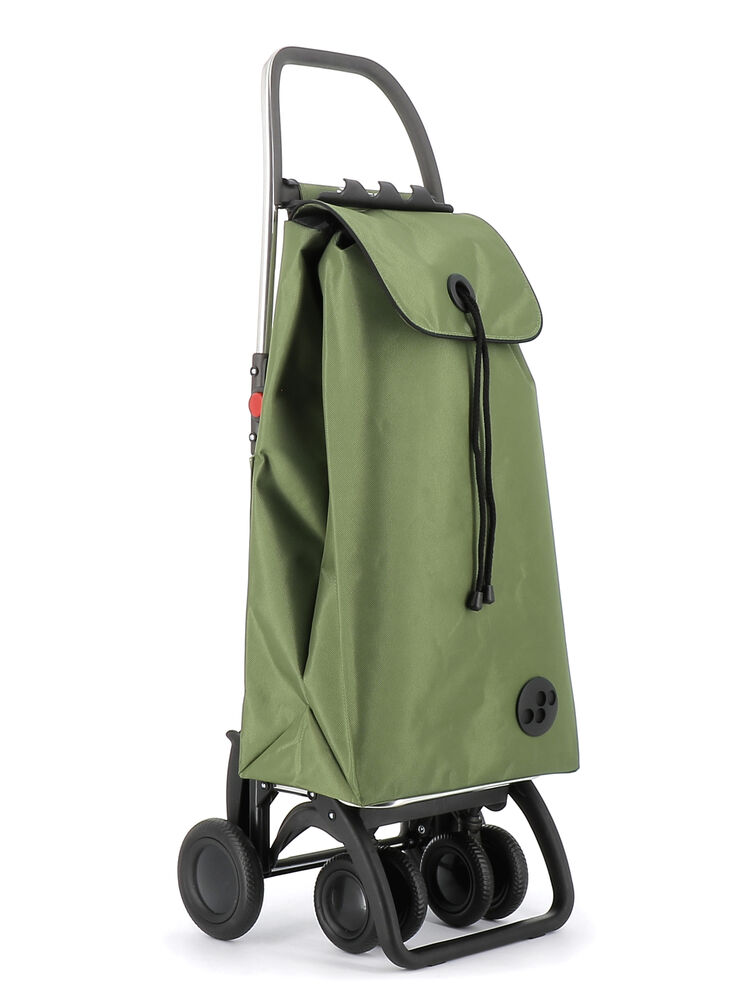 Rolser 4LT Shoppingvagn - 4 hjul, 2 svängbara hjul, ihopfällbar