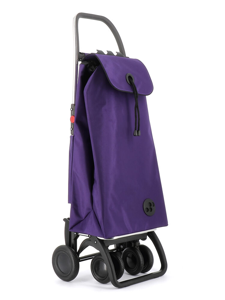 Rolser 4LT Shoppingvagn - 4 hjul, 2 svängbara hjul, ihopfällbar