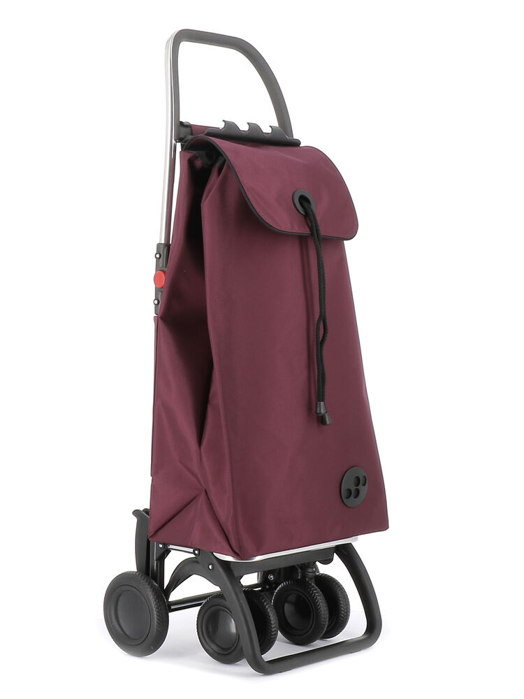 Rolser 4LT Shoppingvagn - 4 hjul, 2 svängbara hjul, ihopfällbar