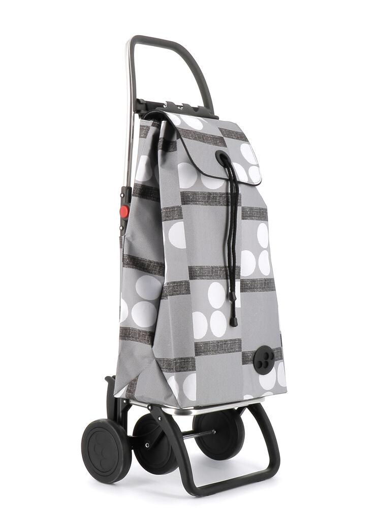 Rolser 4LT Shoppingvagn - 4 hjul, 2 svängbara hjul, ihopfällbar