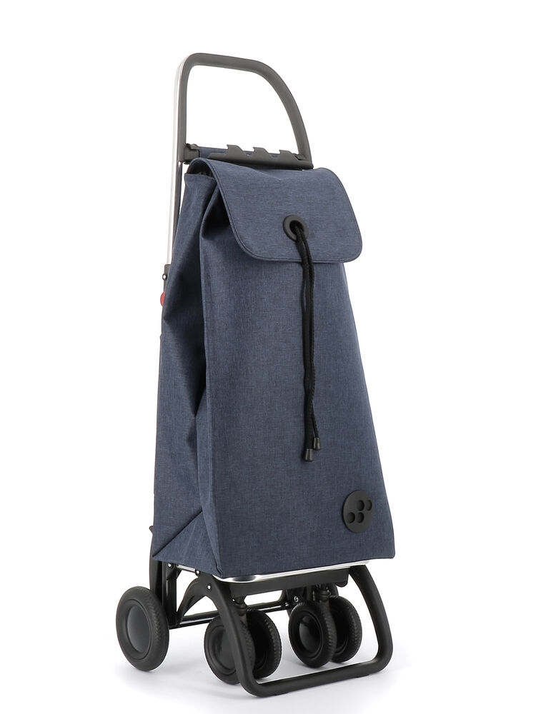 Rolser 4LT Shoppingvagn - 4 hjul, 2 svängbara hjul, ihopfällbar
